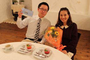 ご結婚から１年 記念日ディナー リブロウエディング 岡山県津山市のレストランウエディング